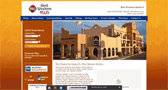 Desktop Screenshot of bwsantafehotel.com